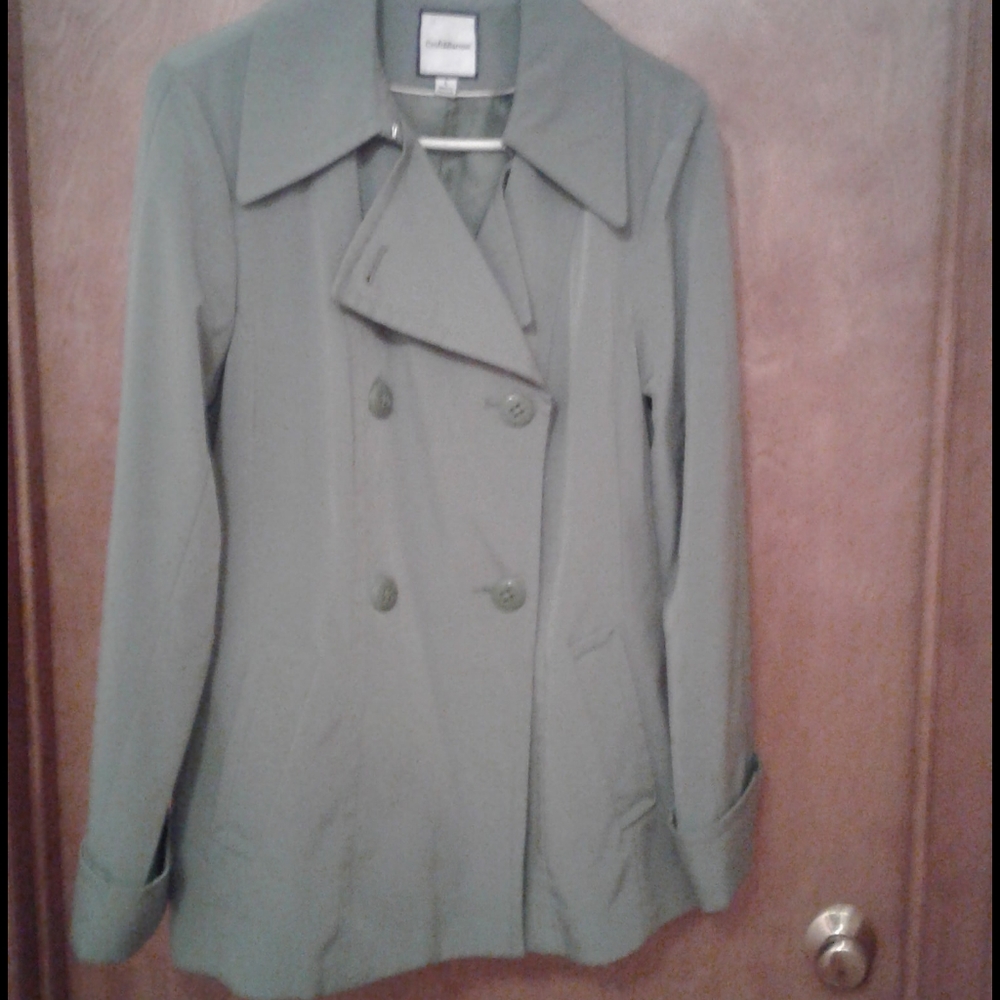 Ladies Green Rain All Weather Jacket